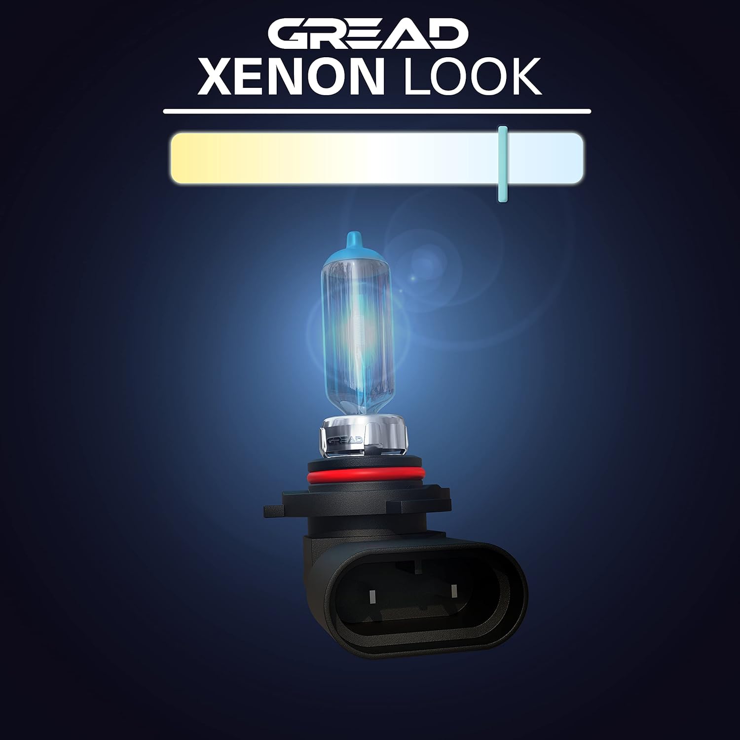 GREAD HB4 Blueline Halogenlampe im Xenon-Look 8500K - 2er-Set