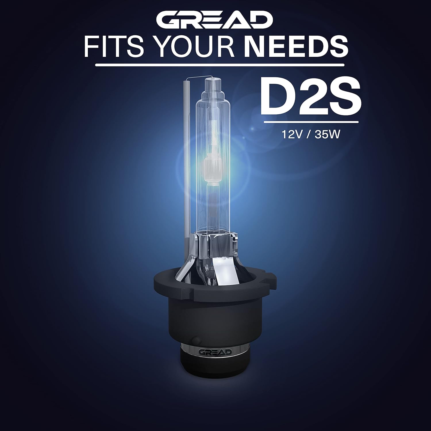 GREAD D2S Xenon-Brenner 6000K - 2er-Set