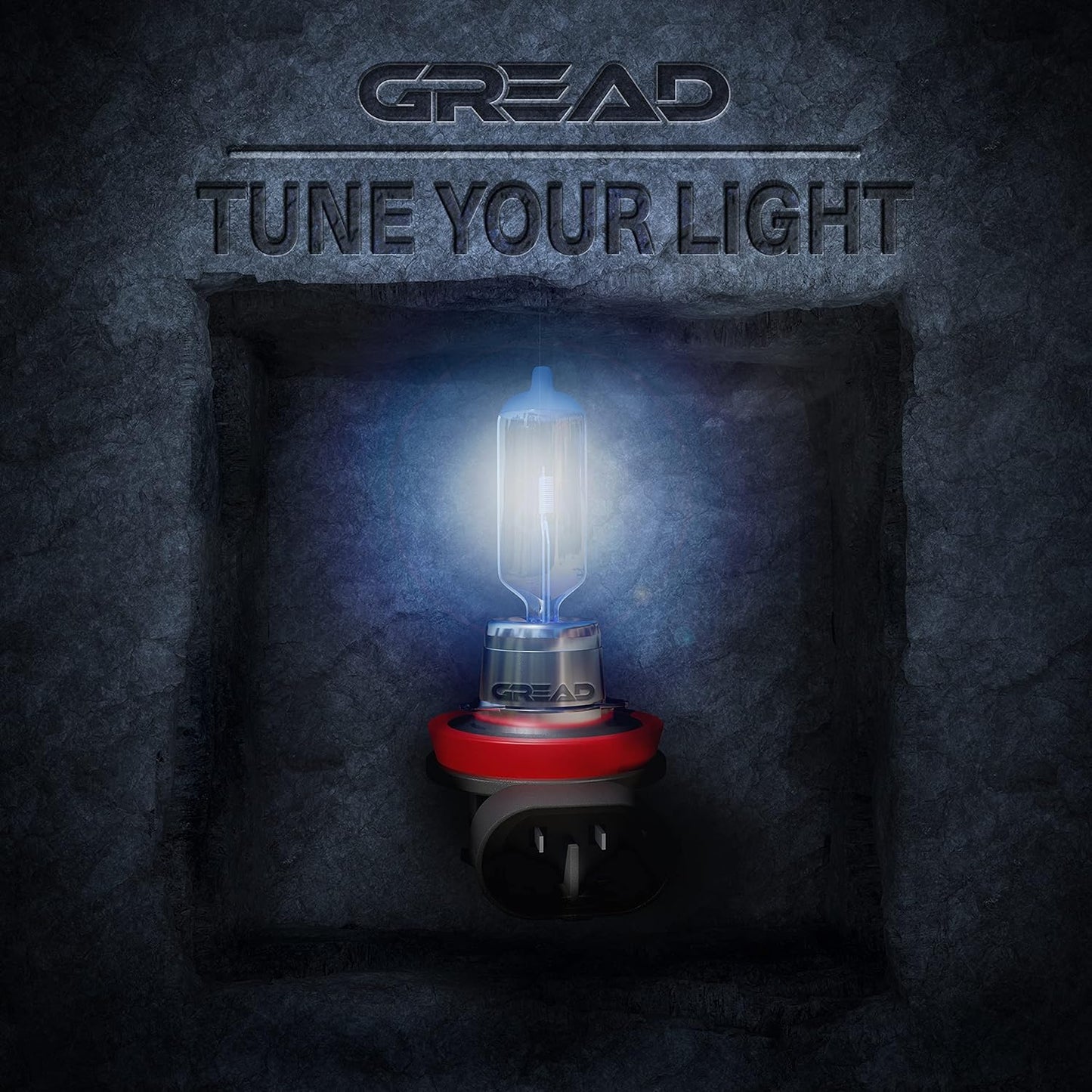 Gread - 2x H8 Halogenlampe Xenon Style - weiss - 8500k 35W - E-Prüfzeichen