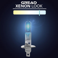 GREAD H1 Blueline Halogenlampe im Xenon-Look 8500K - 2er-Set