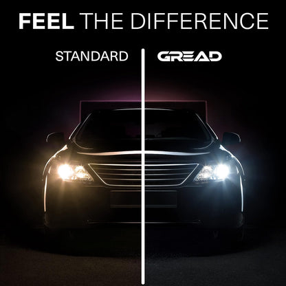 Gread - 2x H7 Halogen Lampen - super-white - 8500k 55W E-Prüfzeichen - Xenon Optik