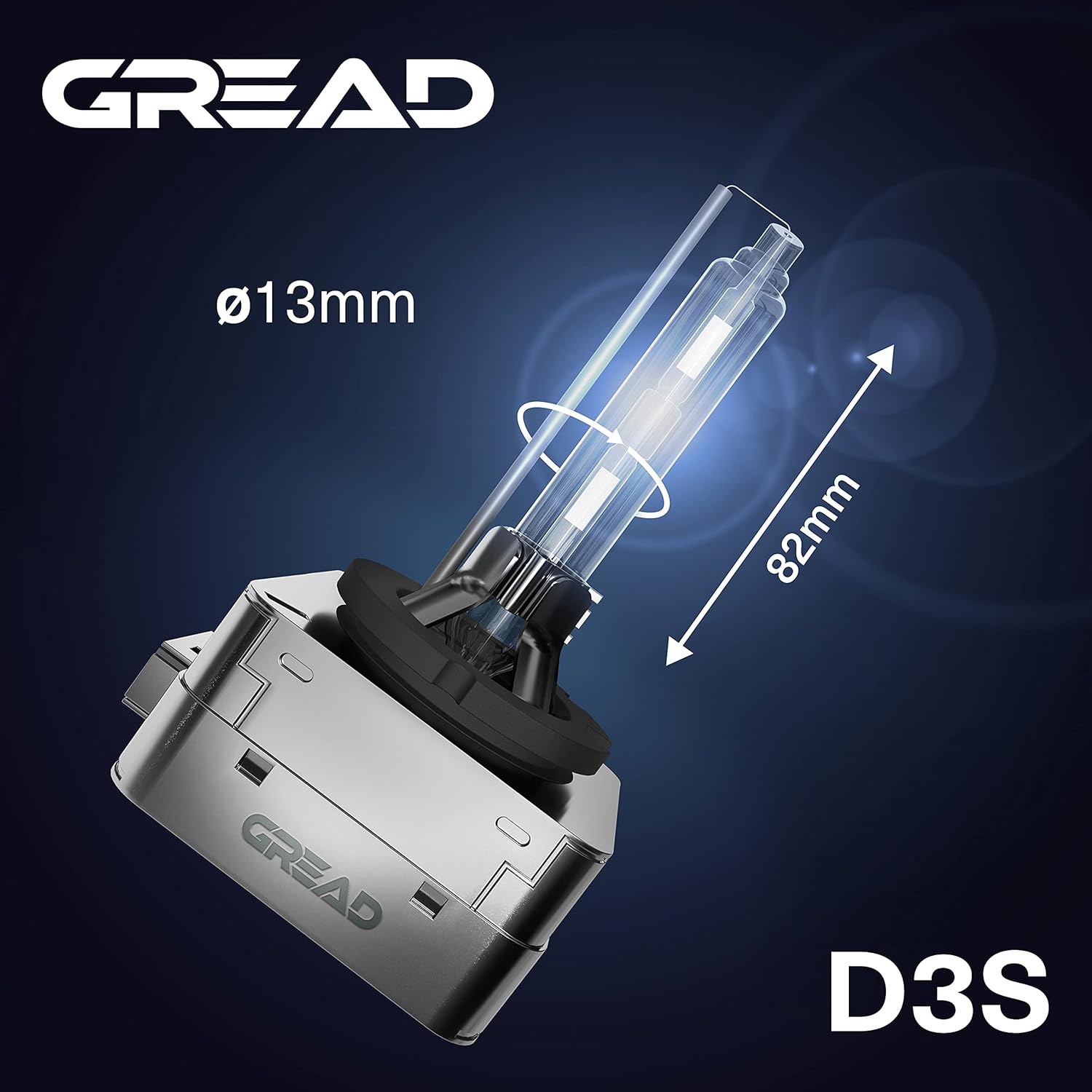 GREAD D3S Xenon-Brenner 6000K - 2er-Set