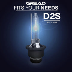 GREAD D2S Xenon-Brenner 6000K - 2er-Set