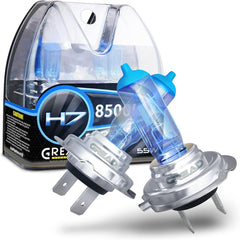 GREAD H7 Blueline Halogenlampe im Xenon-Look 8500K - 2er-Set