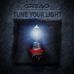 GREAD H11 Silverline Halogenlampe im Xenon-Look 8500K - 2er-Set