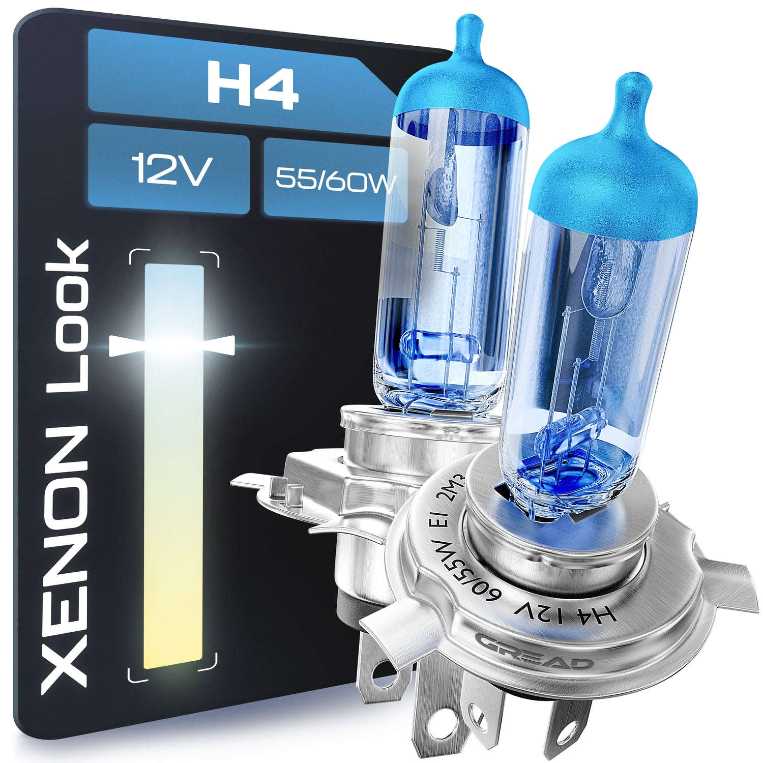 2x H4 Blueline 12V 55W